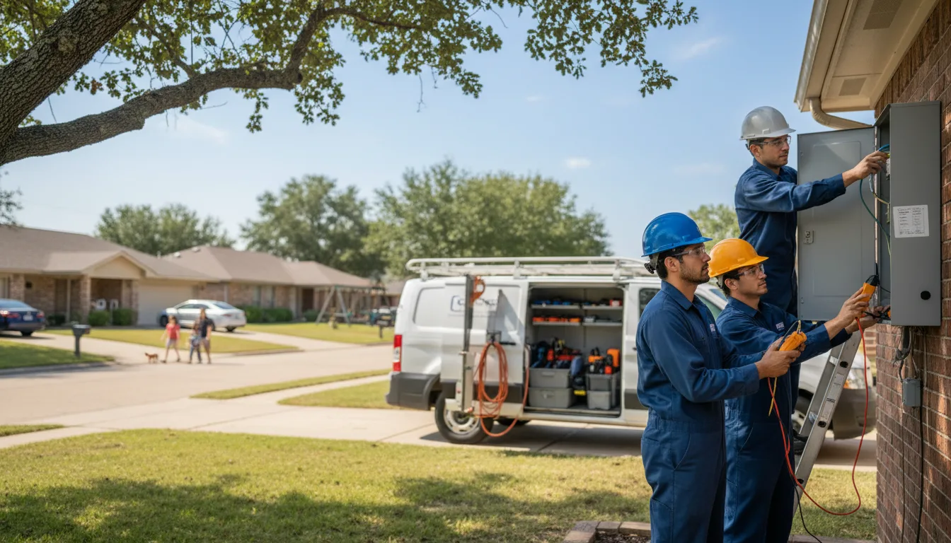 Certified electrician providing emergency electrical services in Rossburg, OH